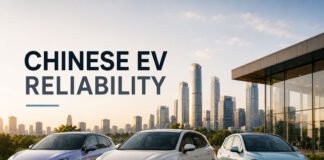 Are Cheap Chinese EVs Reliable Long Term? What Buyers Should Know Editorial illustration of affordable electric cars for a Chinese EV reliability guide