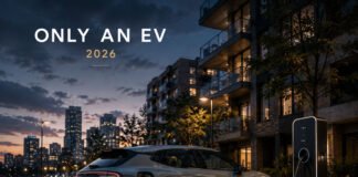Can You Really Live With Only an EV in 2026? Editorial illustration discussing daily EV ownership experience
