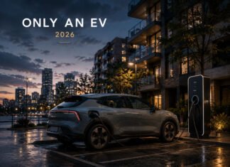 Can You Really Live With Only an EV in 2026? Editorial illustration discussing daily EV ownership experience
